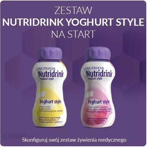 Nutridrink Yoghurt Style zestaw na start – miks smaków 8 butelek x 200ml