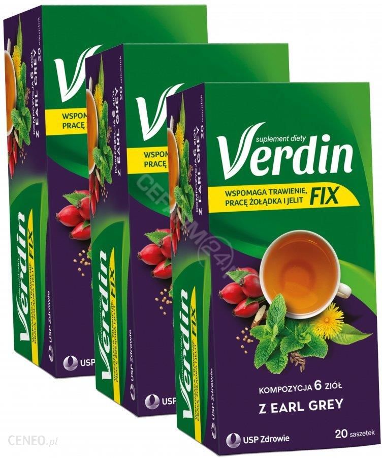 USP ZDROWIE Verdin fix z Earl Grey 3 x 20 sasz